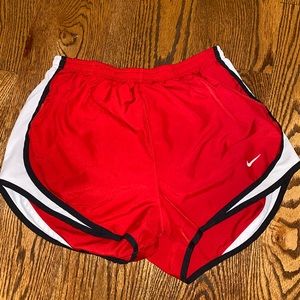 RED NIKE SHORTS